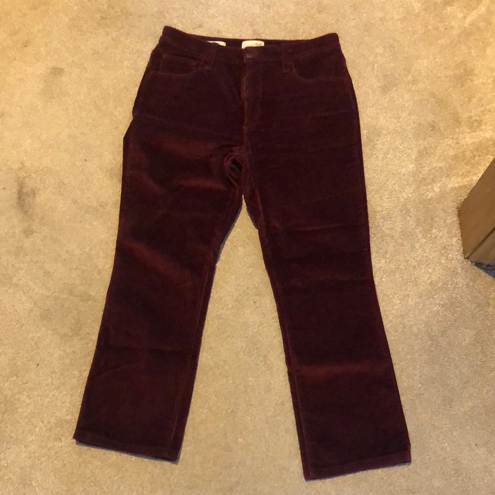 Universal Thread size 12R, wine color corduroy pants.